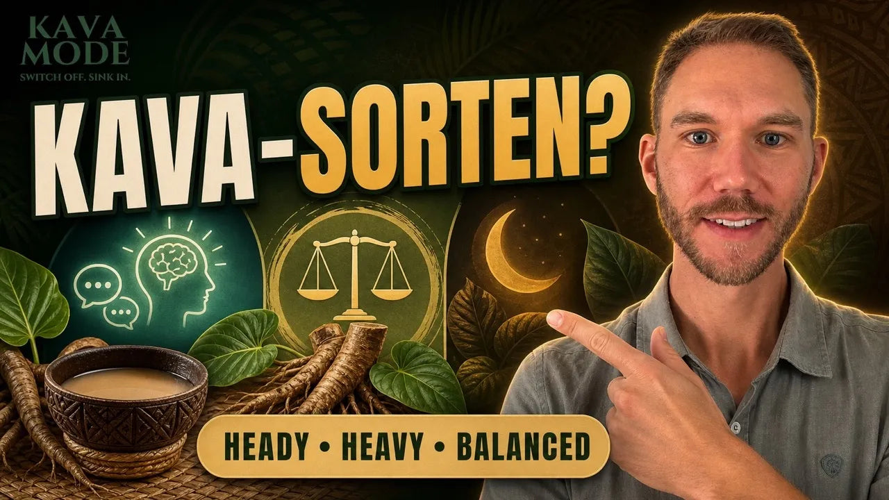 Kava-Sorten erklärt: Heady vs Heavy vs Balanced - Der ultimative Guide