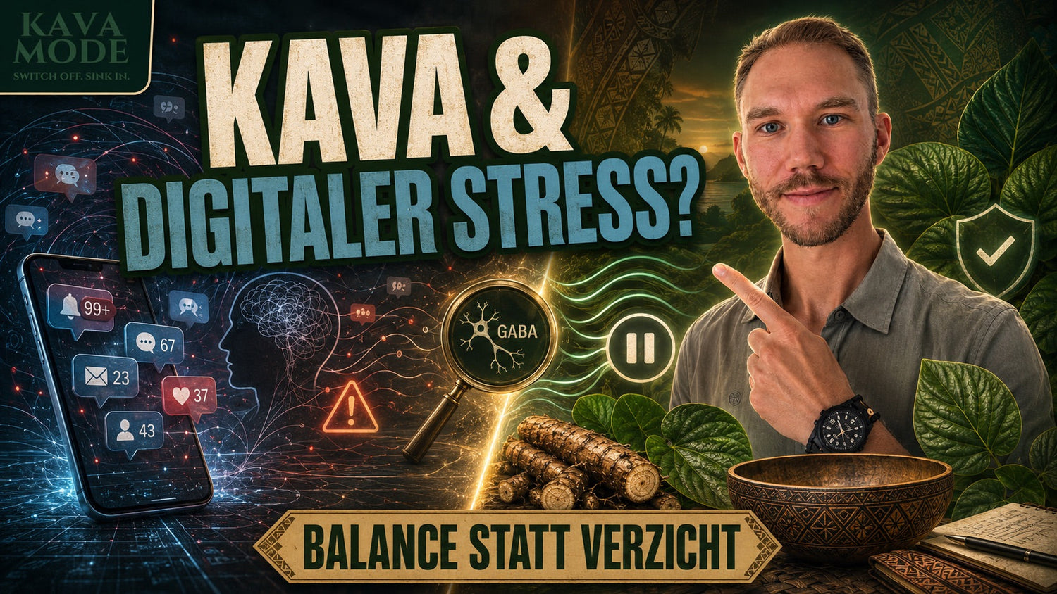 Kava & digitale Balance – Entschleunigung im Informationszeitalter
